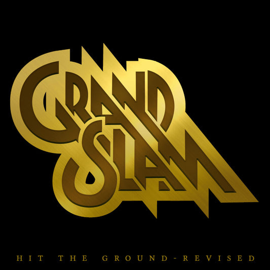 the album cover for Grand Slam - Hit The Ground - Revised