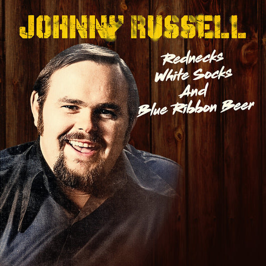 the album cover for Russell, Johnny - Rednecks, White Socks and Blue Ribbon Beer