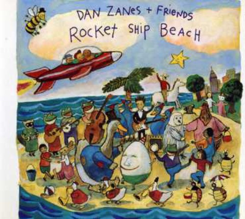 the album cover for Dan Zanes & Friends - Rocket Ship Beach