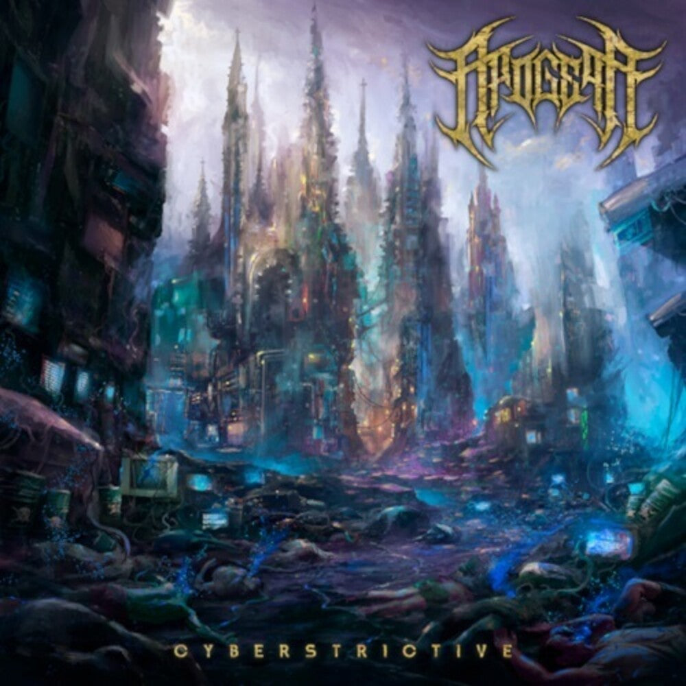 the album cover for Apogean - Cyberstrictive