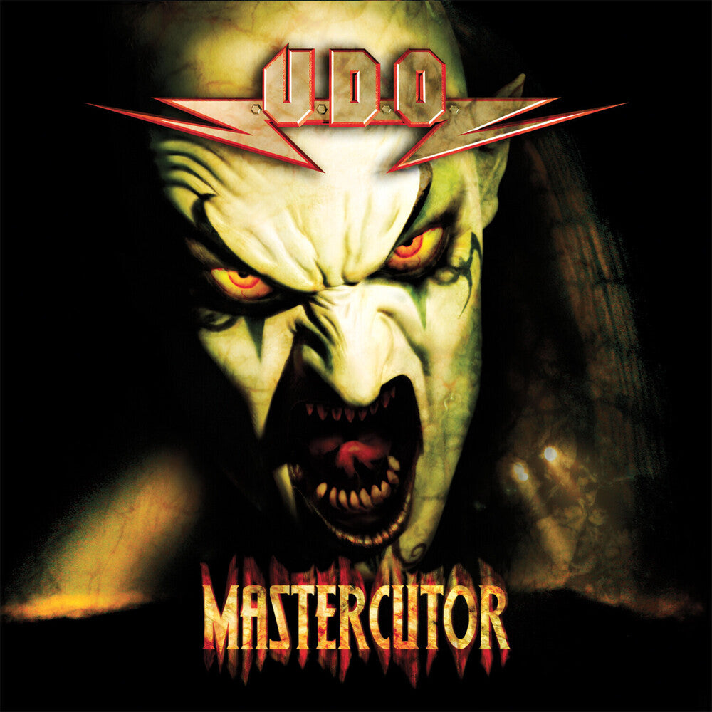 the album cover for U.D.O. - Mastercutor [Colored Vinyl] [Clear Vinyl] (Gate) [Limited Edition] (Red)