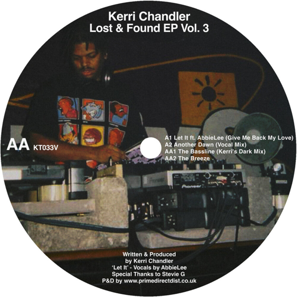 the album cover for Kerri Chandler - Lost & Found Ep Vol. 3