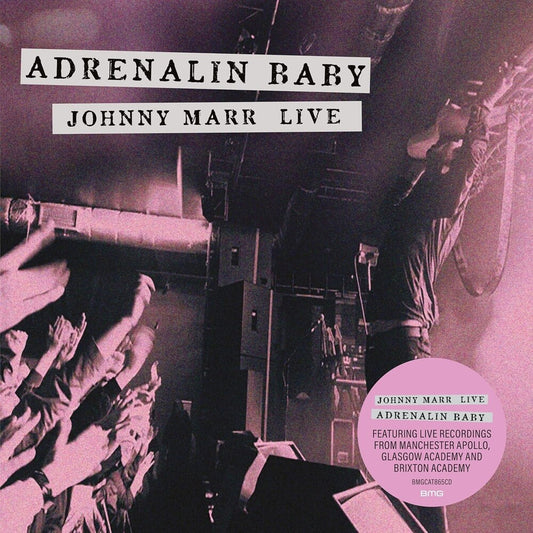 the album cover for Johnny Marr - Adrenalin Baby (2024 Remaster) [Remastered] [Digipak]