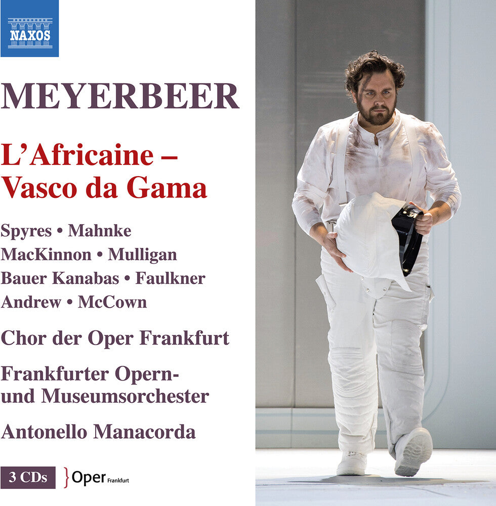 the album cover for Meyerbeer / Spyres / Mahnke - L Africane (Vasco Da Gama)
