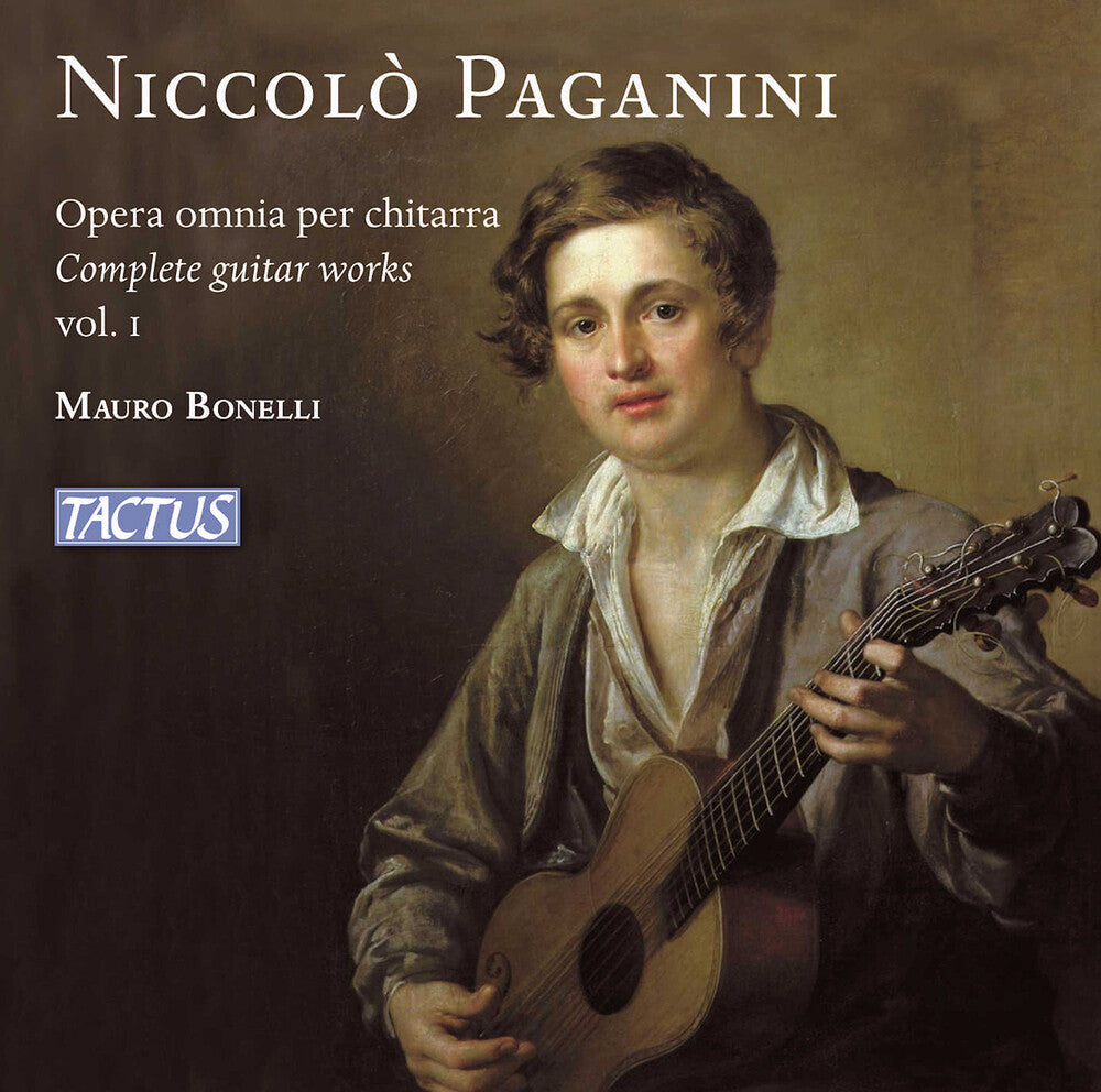 the album cover for Paganini / Bonelli - Complete Guitar Works, Vol. 1