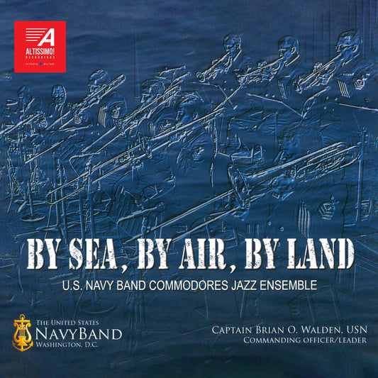 the album cover for George Gershwin  / Lamaestra,Daniel - By Sea, By Air, By Land
