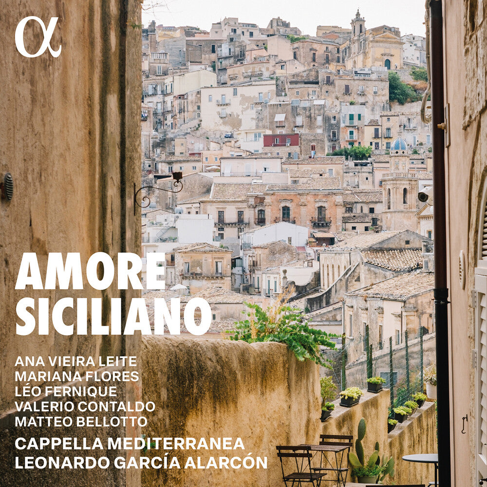 the album cover for Matteo Bellotto  / Contaldo,Valerio / Flores,Marian - Amore Siciliano
