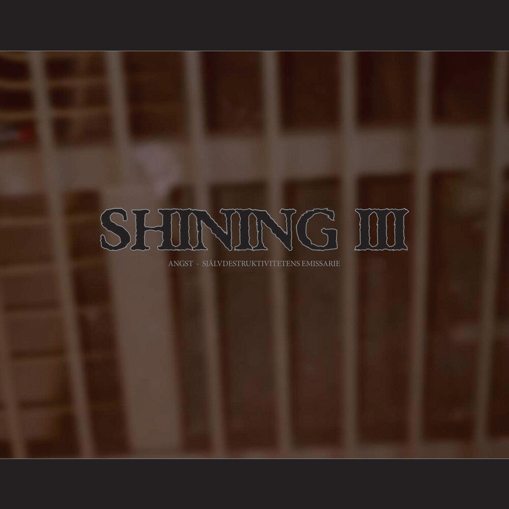 the album cover for Shining - Iii - Angst [Clear Vinyl] (Aniv)