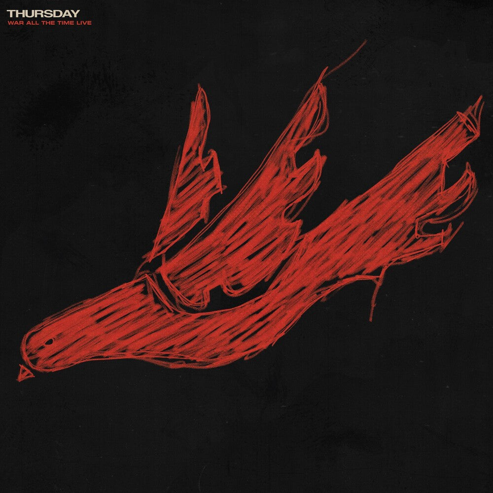 the album cover for Thursday - War All The Time (Live)
