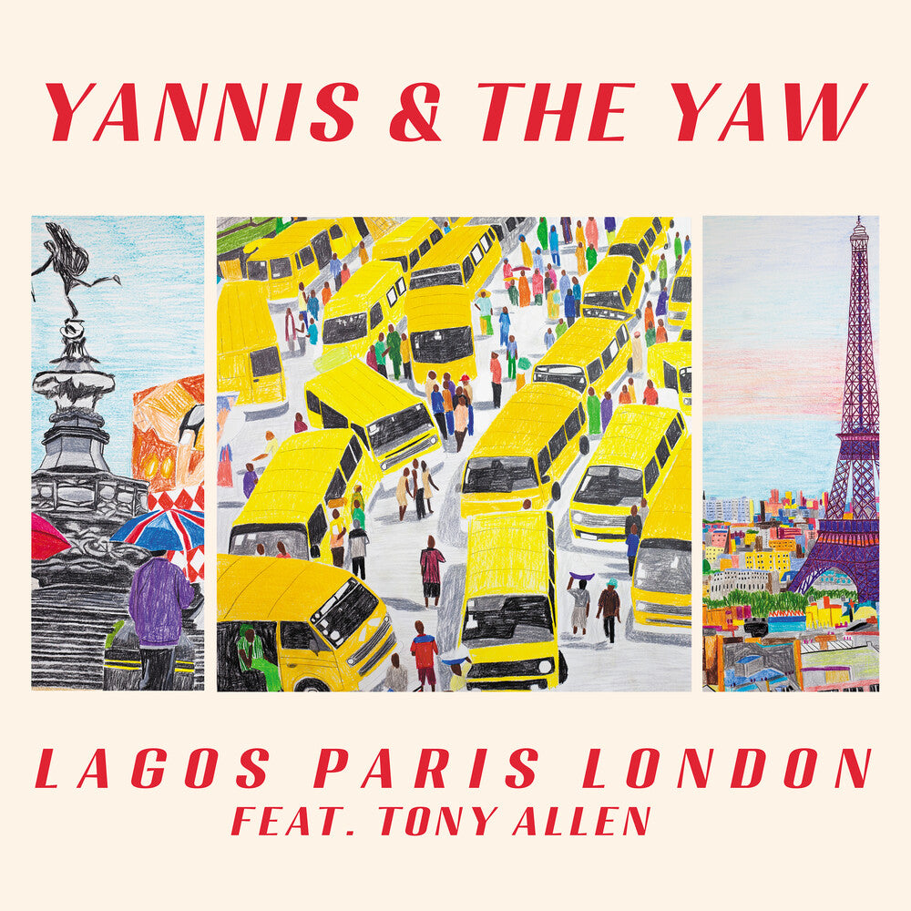 the album cover for Yannis &amp; The Yaw feat. Tony Allen - Lagos Paris London [CD]
