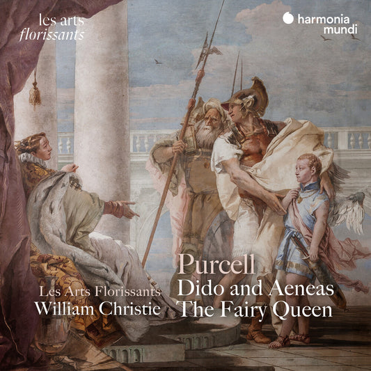 the album cover for Les Arts Florissants / William Christie - Purcell: Dido & Aeneas, Fairy Queen (Box)