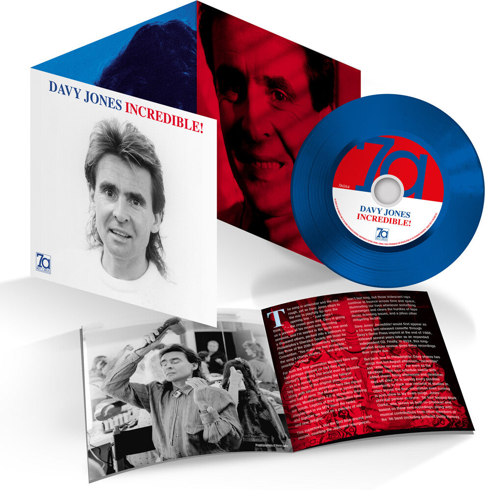 the album cover for Davy Jones - Incredible (Uk)