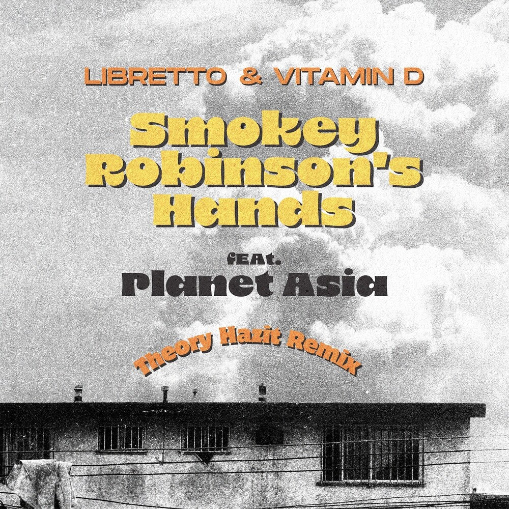 the album cover for Libretto & Vitamin D - Smokey Robinson's Hands B/W Rainy Nights