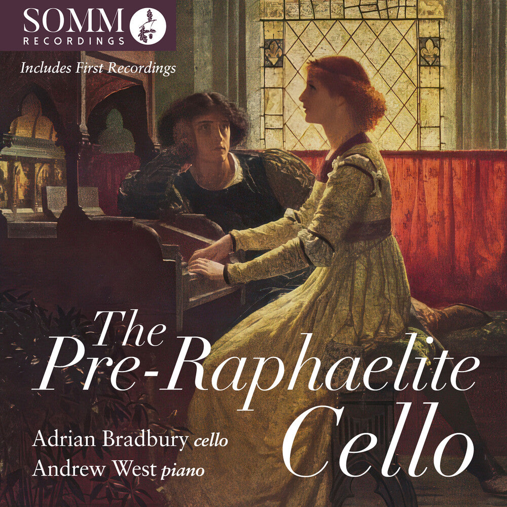 the album cover for Becker / Grainger / Bradbury - Pre-Raphaelite Cello