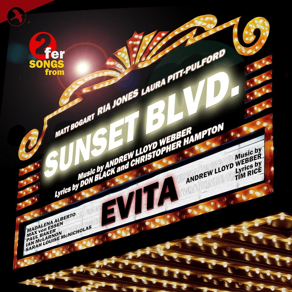 the album cover for Sunset Boulevard: Evita / O.C.R. - Sunset Boulevard: Evita / O.C.R.