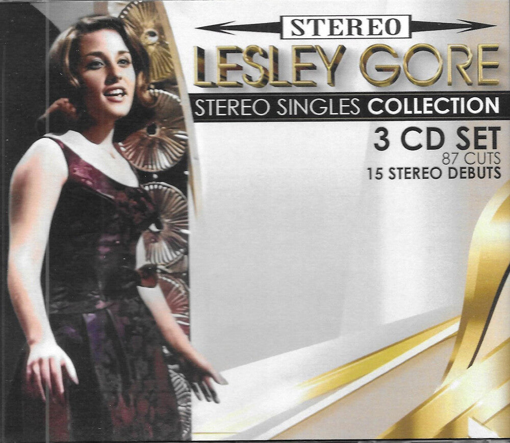the album cover for Lesley Gore - Stereo Singles Collection