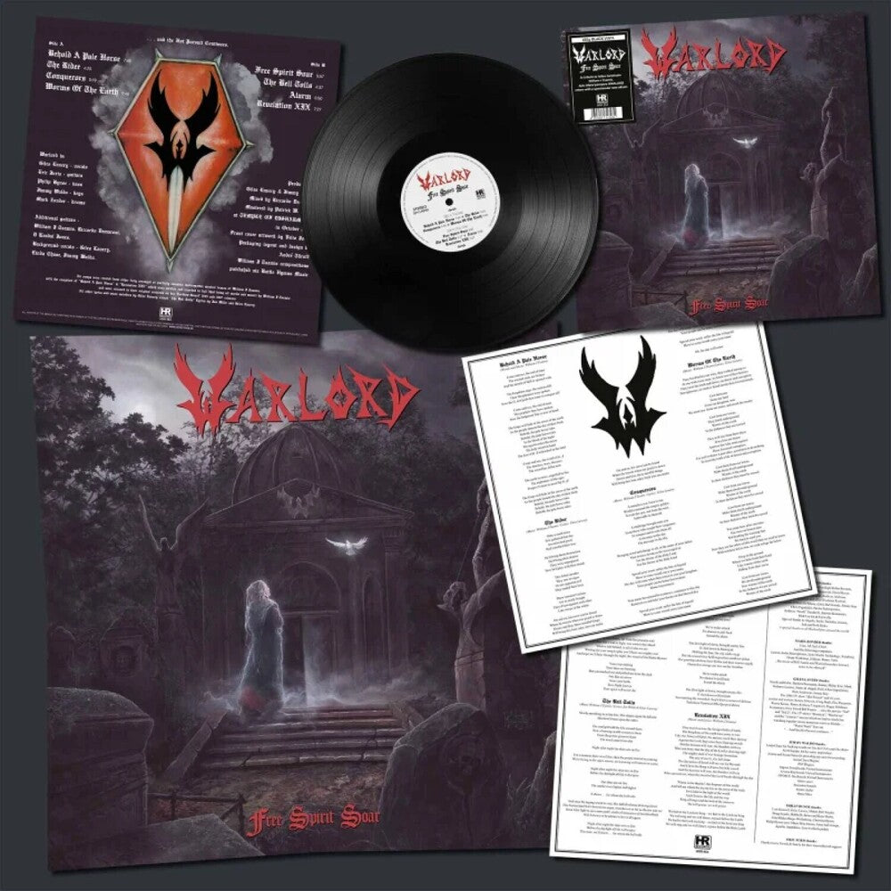 the album cover for Warlord - Free Spirit Soar