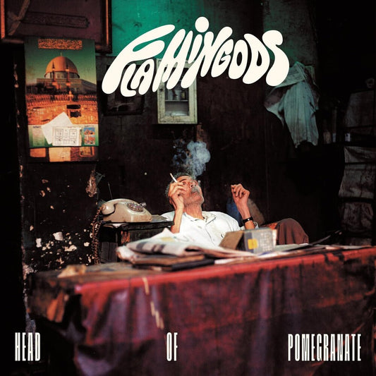 the album cover for Flamingods - Head Of Pomegranate [Colored Vinyl] (Grn) (Uk)