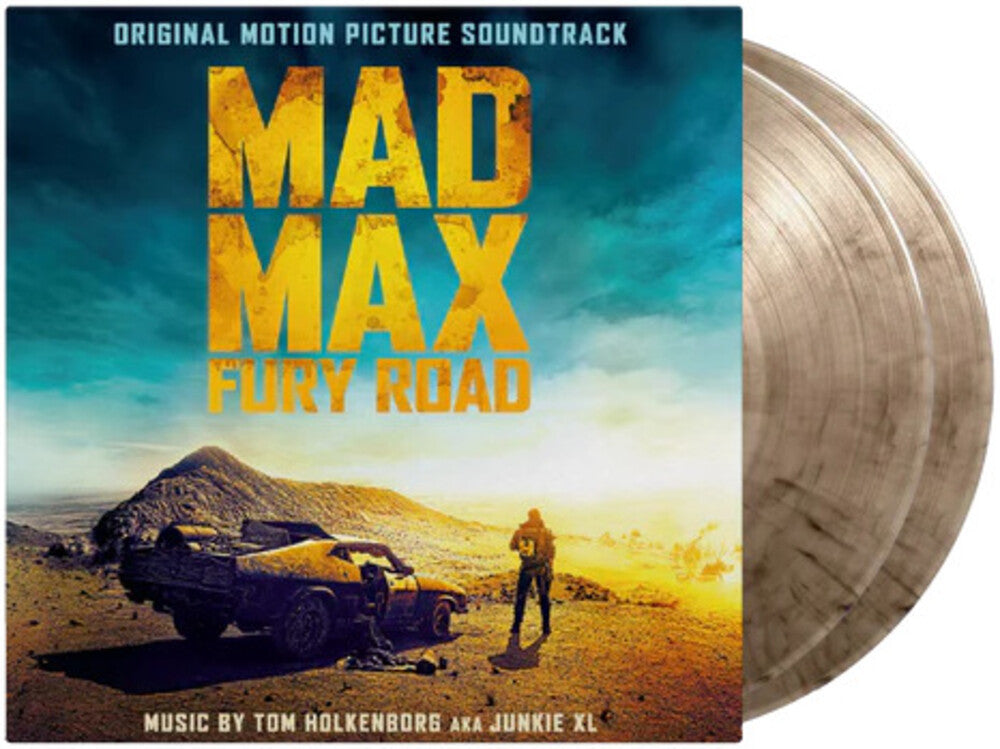 the album cover for Junkie Xl (Colv) (Gate) (Ltd) (Ogv) (Smok) (Hol) - Mad Max: Fury Road - O.S.T. [Colored Vinyl] (Gate) [Limited Edition]