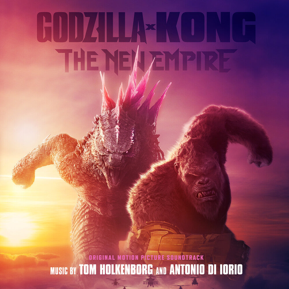 the album cover for Tom Holkenborg  / Di Lorio,Antonio (Blue) (Colv) - Godzilla X Kong The New Empire - O.S.T. (Blue)