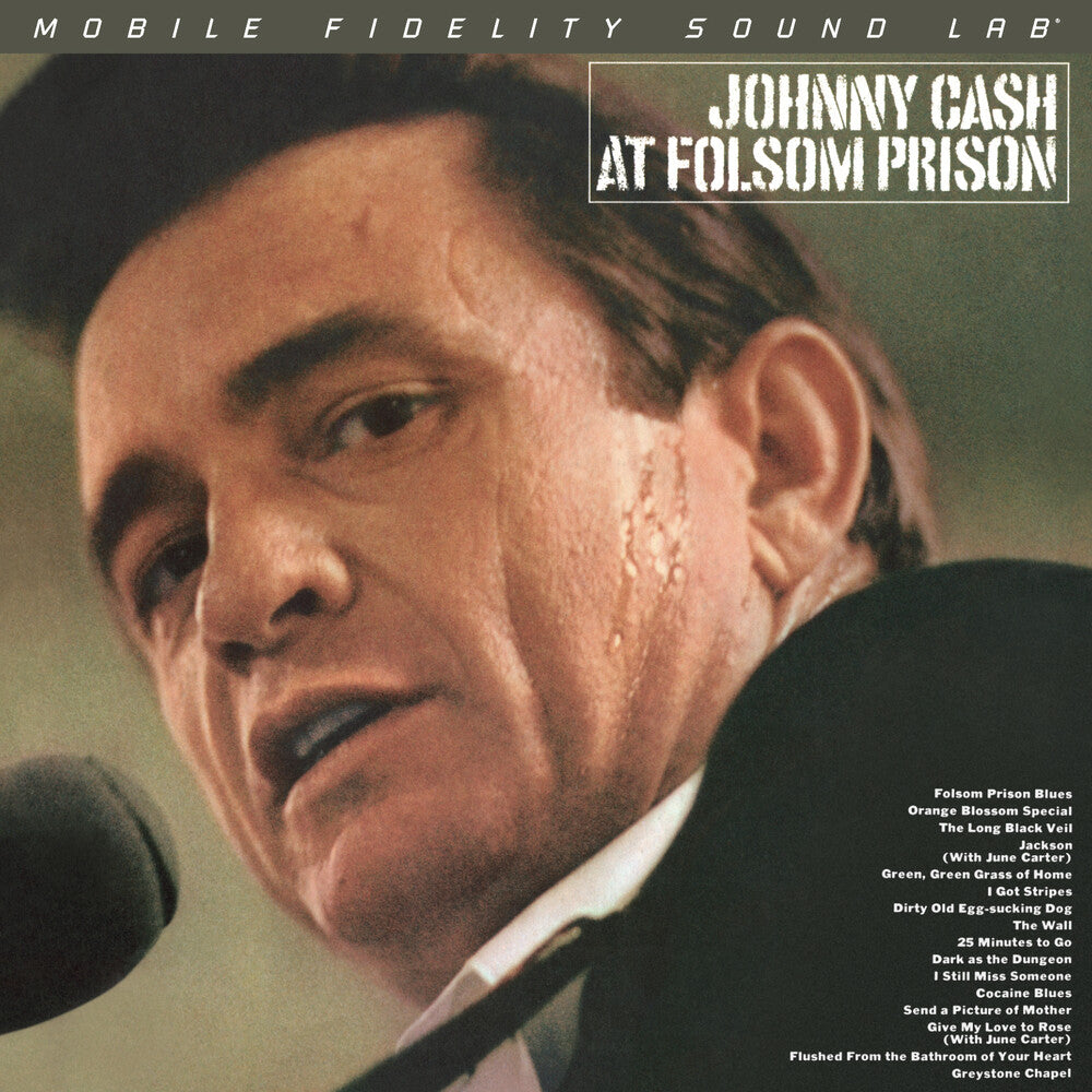 the album cover for Johnny Cash - At Folsom Prison [Limited Edition] [180 Gram]