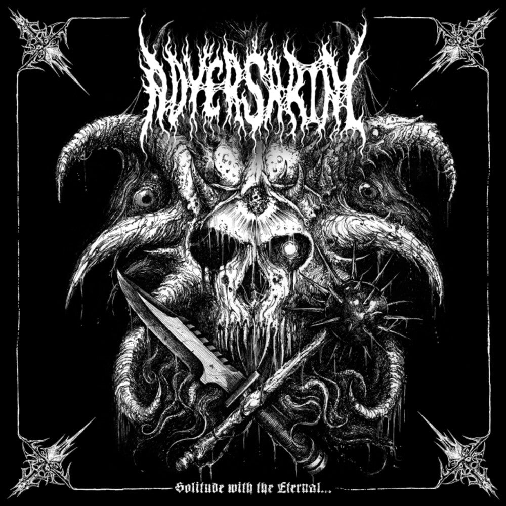 the album cover for Adversarial - Solitude With The Eternal
