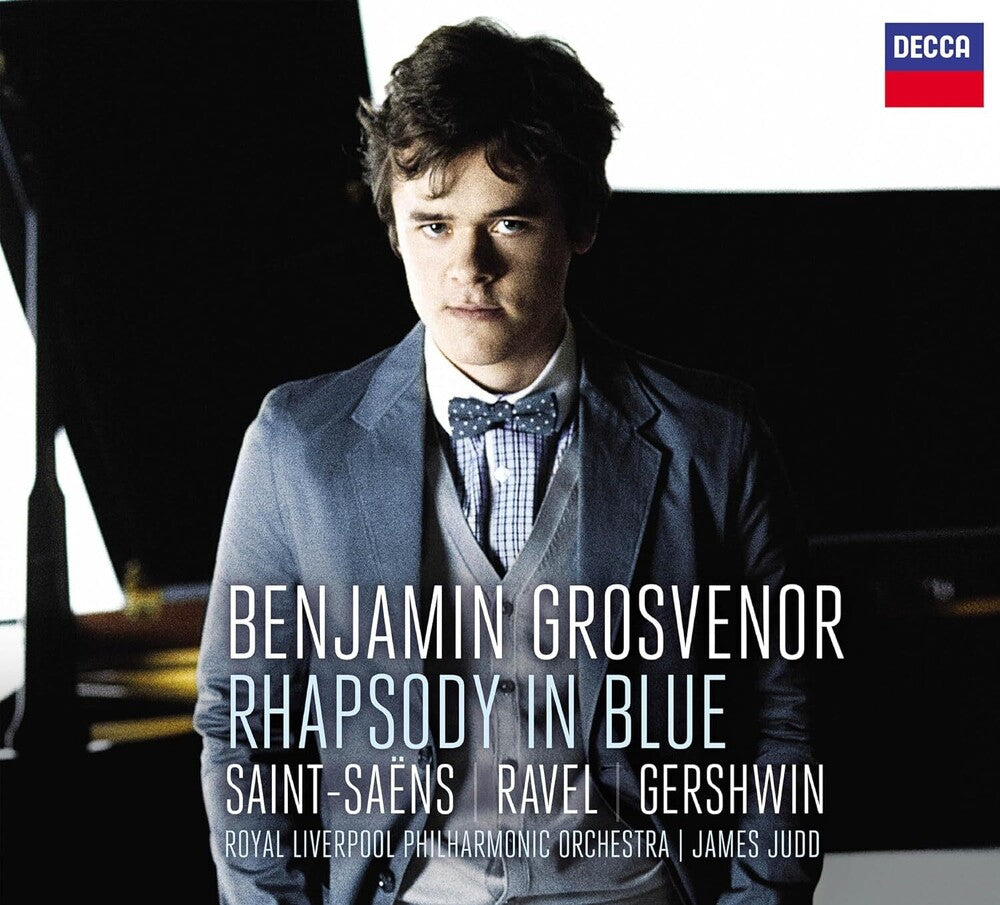 the album cover for Benjamin Grosvenor - Rhapsody In Blue