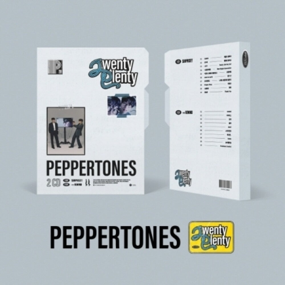 the album cover for Peppertones - Twenty Plenty - Peppertons 20th Anniversary Album