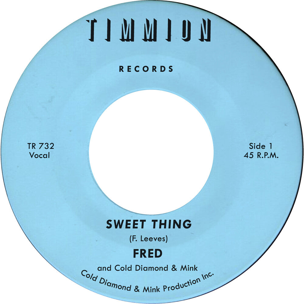the album cover for Fred - Sweet Thing/My Baby's Outta Sight