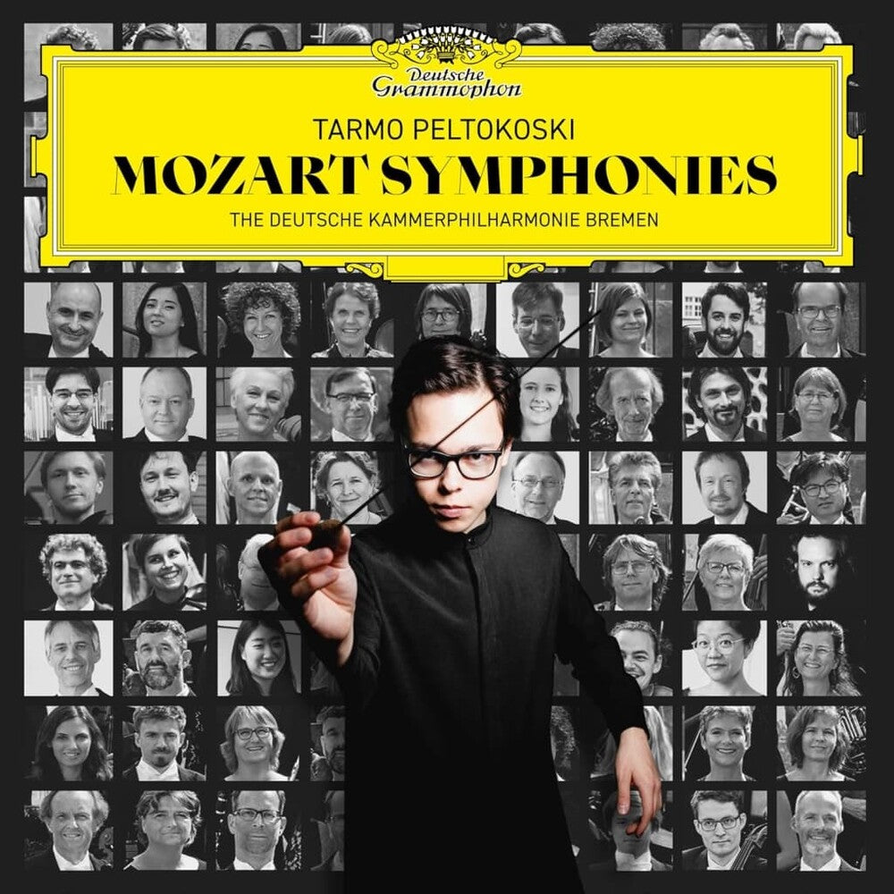 the album cover for Tarmo Peltokoski  / Deutsche Kammerphilharmonie - Mozart Symphonies