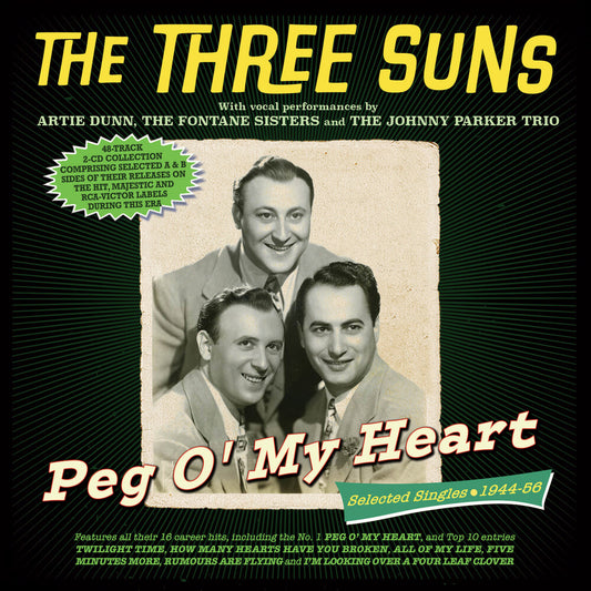 the album cover for Three Suns - Peg O' My Heart: Selected Singles 1944-56