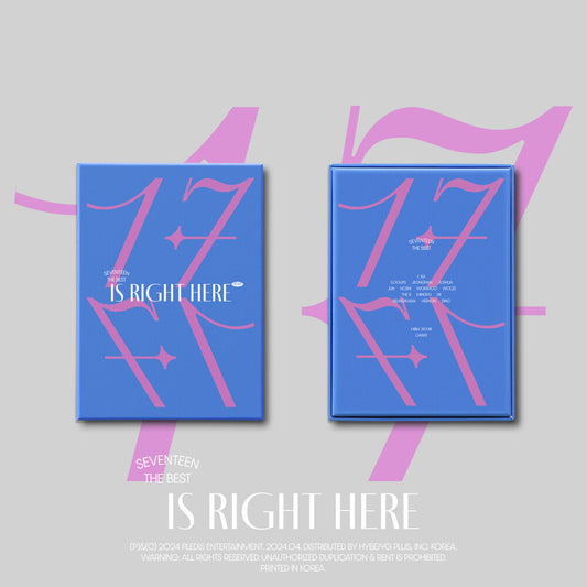 the album cover for SEVENTEEN - Seventeen Best Album '17 Is Right Here (Dear Ver.)