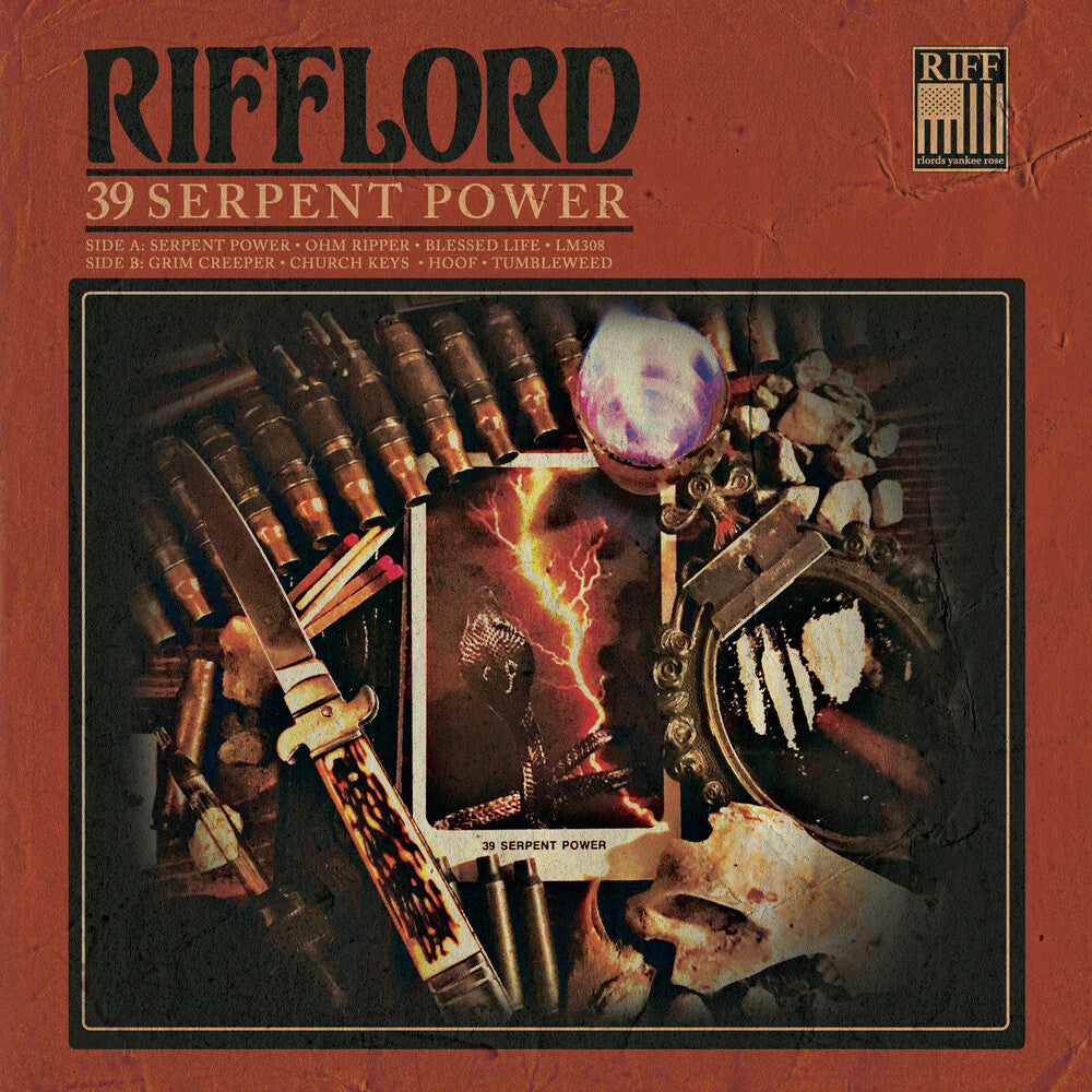 the album cover for Rifflord - 39 Serpent Power
