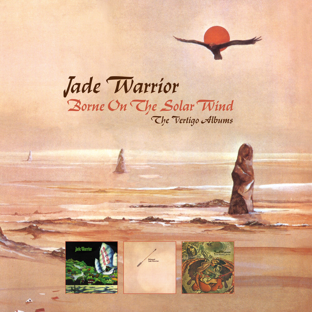 the album cover for Jade Warrior - Borne On The Solar Wind: The Vertigo Albums (Uk)