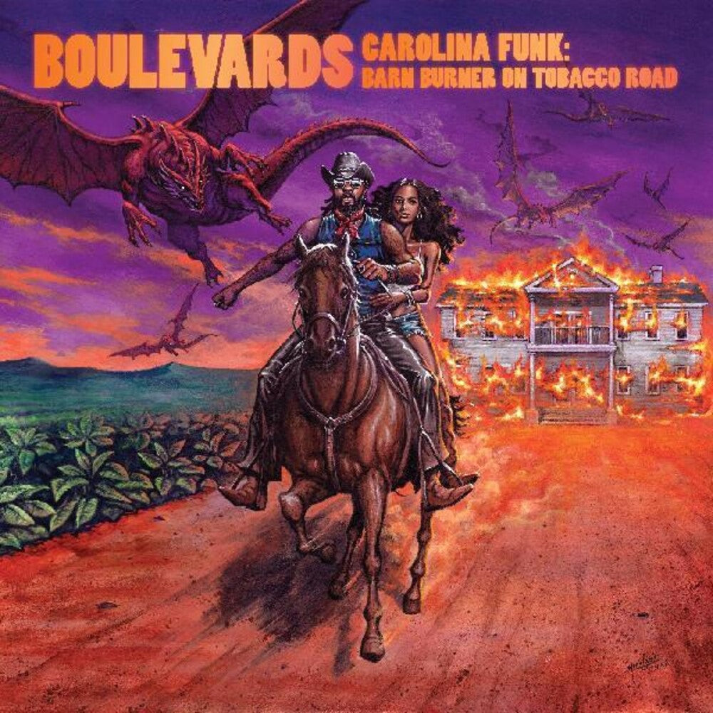 the album cover for Boulevards - Carolina Funk: Barn Burner on Tobacco Road [CD]