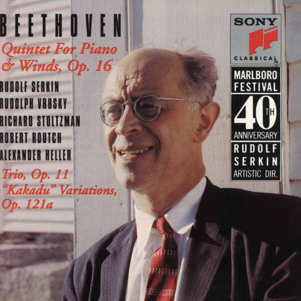 the album cover for Rudolf Serkin - Piano Trios