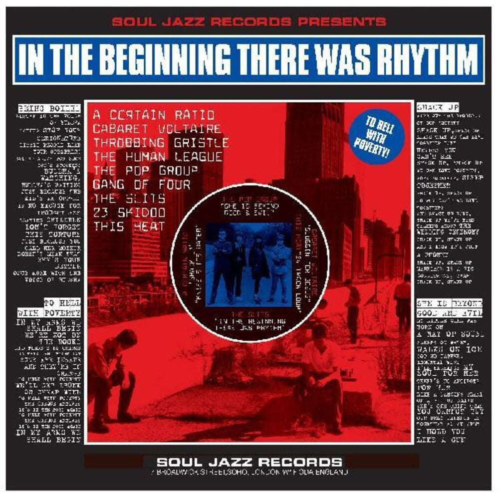the album cover for Soul Jazz Records Presents - In The Beginning There Was Rhythm [Download Included]