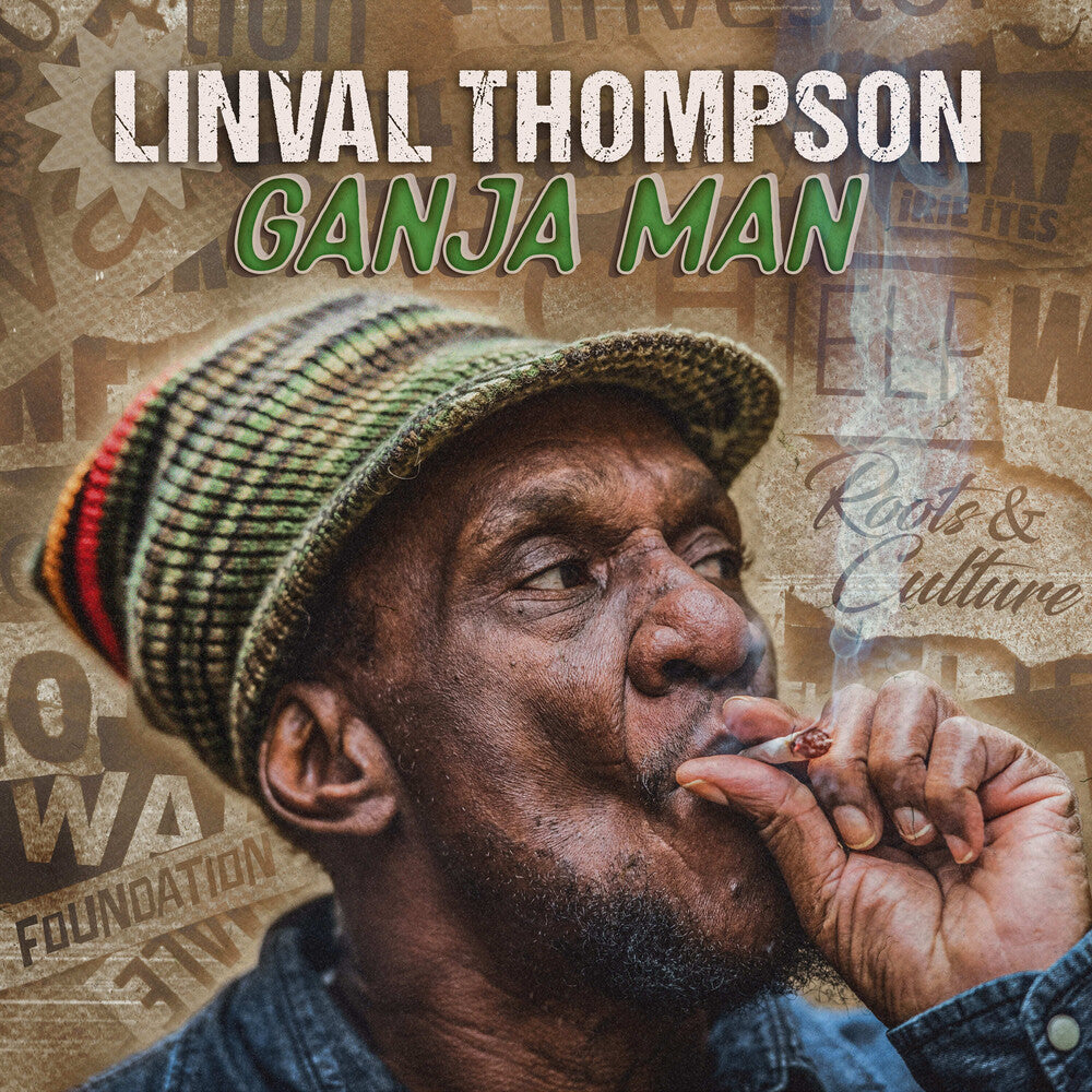 the album cover for Linval Thompson - Ganja Man