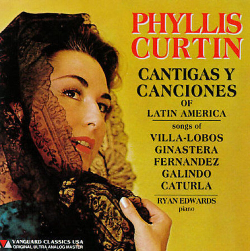 the album cover for Phyllis Curtin  / Edwards - Sings Songs Of Latin America