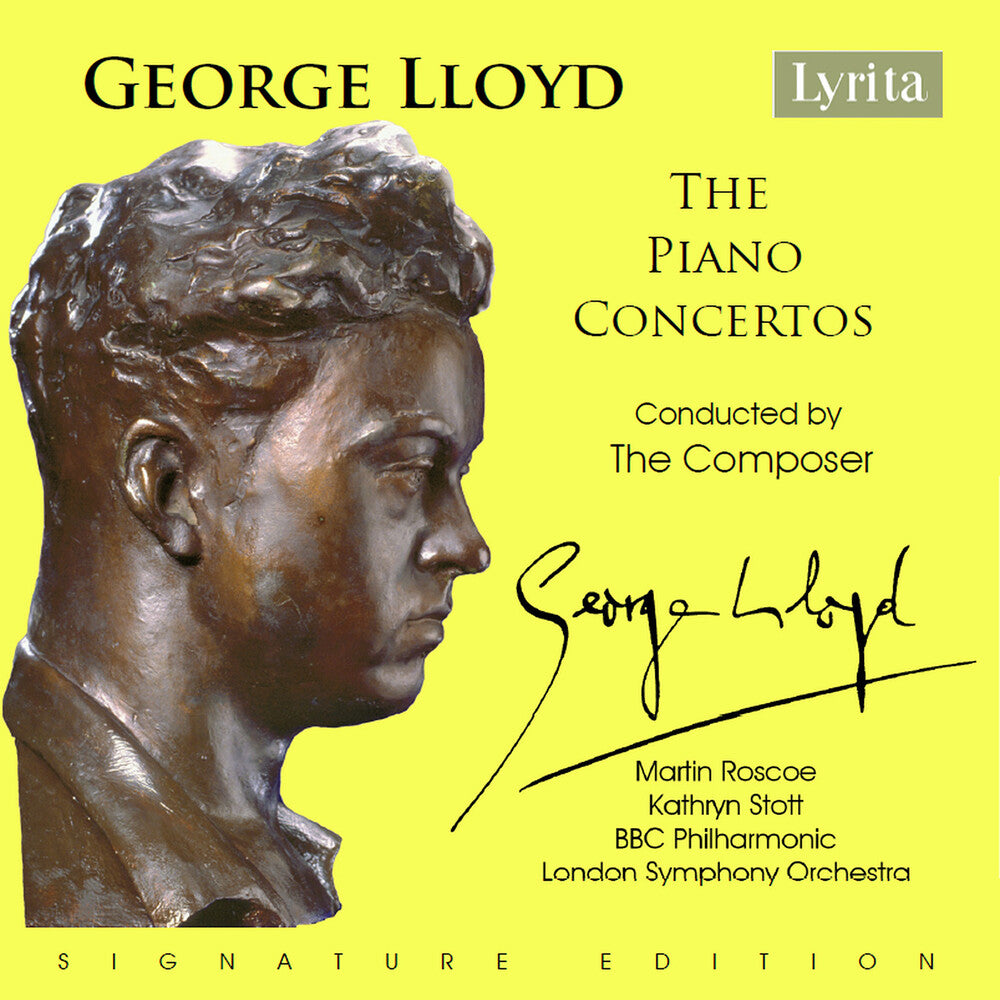 the album cover for Lloyd / Roscoe / London Symphony Orchestra - Piano Concertos