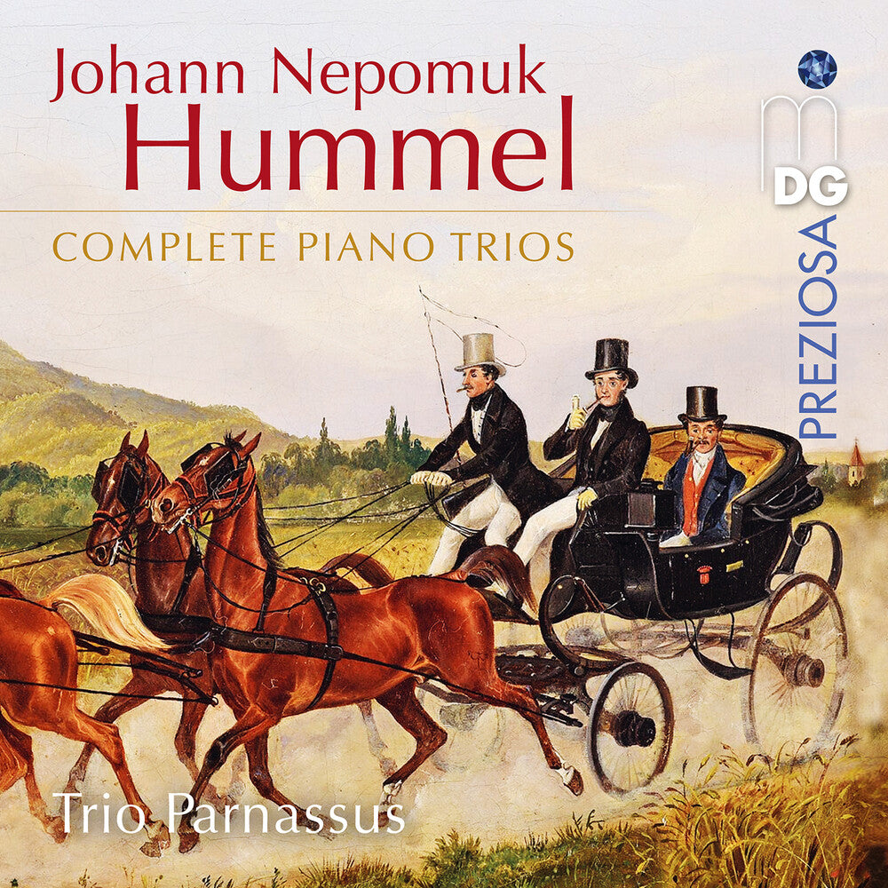 the album cover for Hummel / Trio Parnassus - Complete Piano Trios