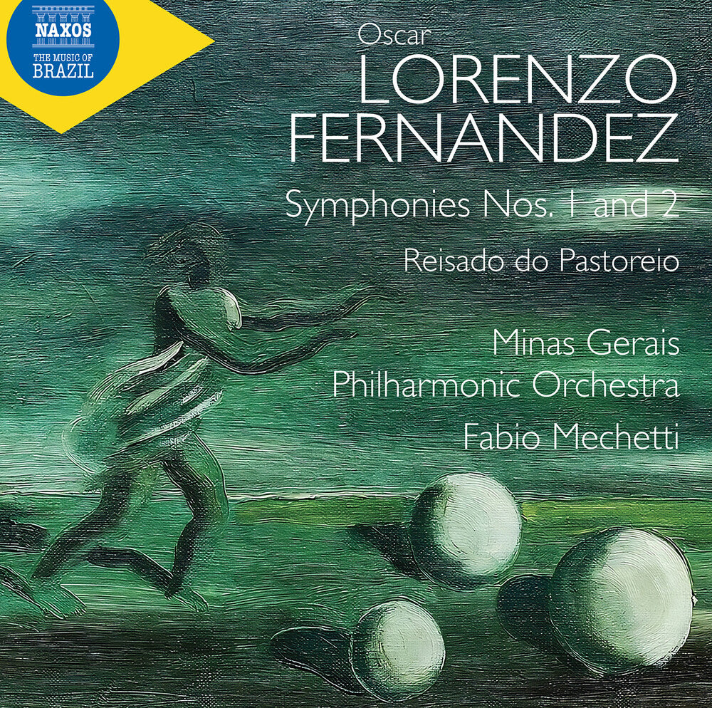 the album cover for Fernandez / Minas Gerais Philharmonic Orchestra - Symphonies Nos. 1 & 2 O Cacador De Esmeraldas