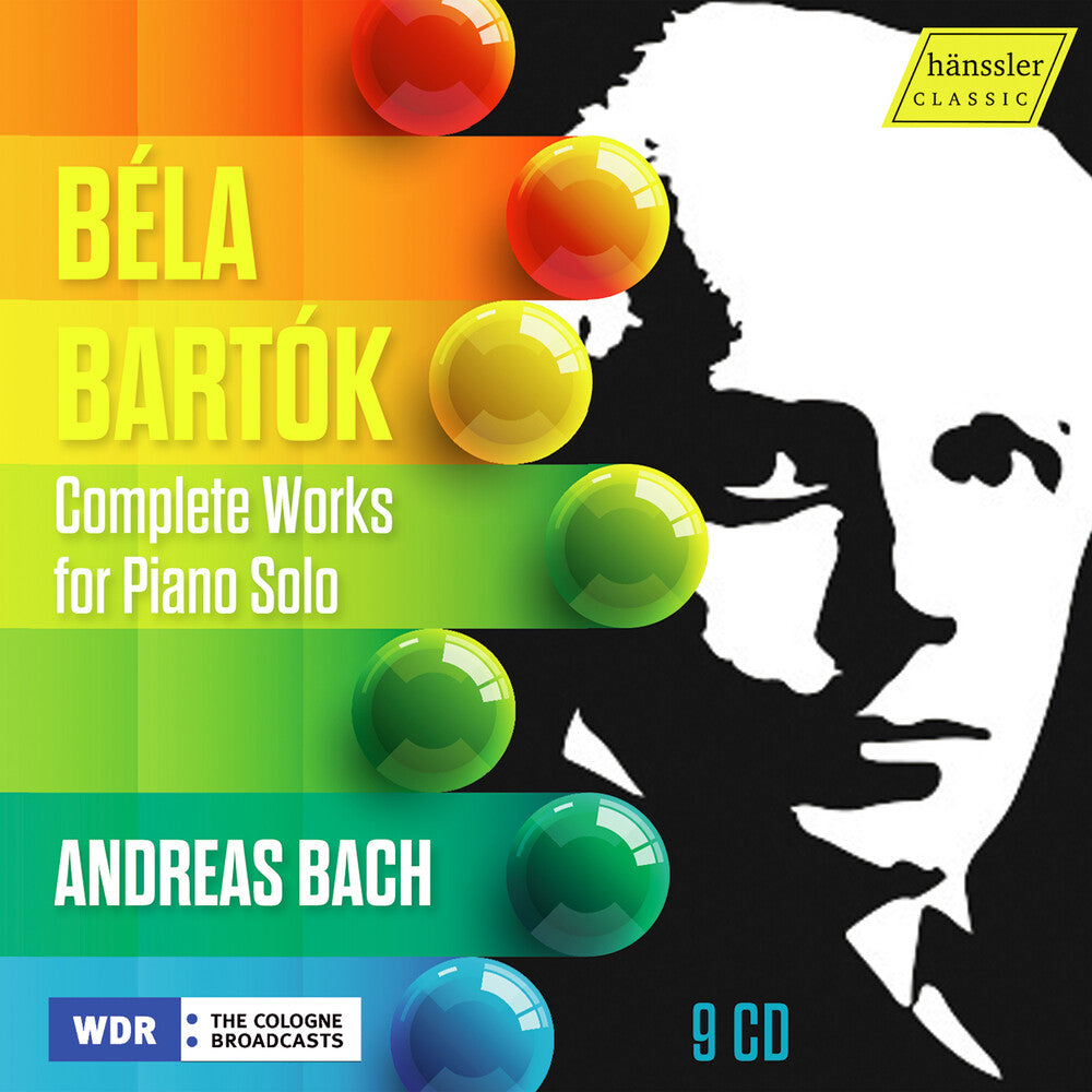 the album cover for Bartok / Bach - Complete Works For Piano Solo