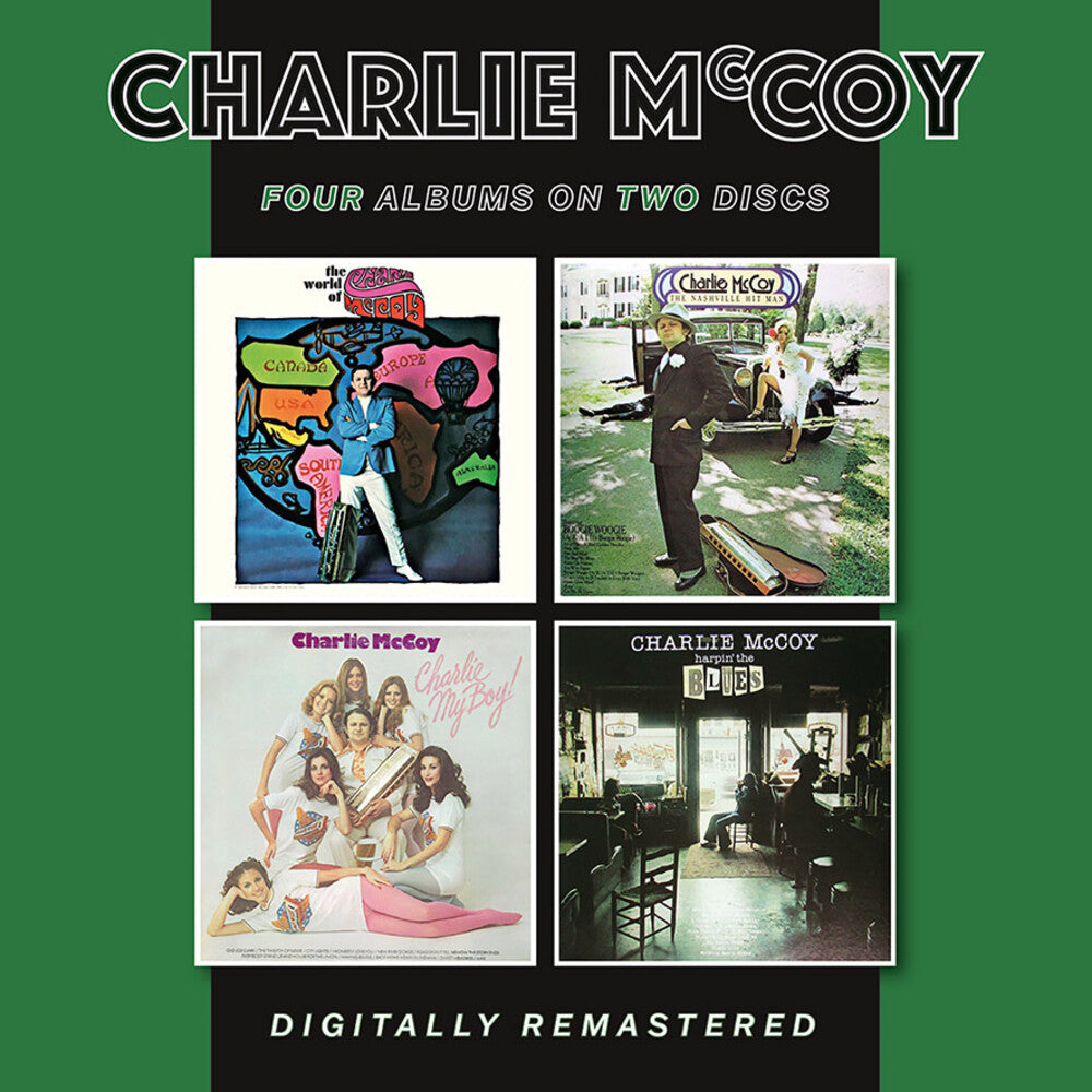 the album cover for Charlie Mccoy - World Of Charlie Mccoy / Nashville Hit Man (Uk)