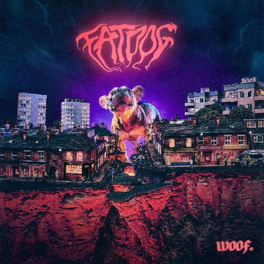 the album cover for Fat Dog - Woof.