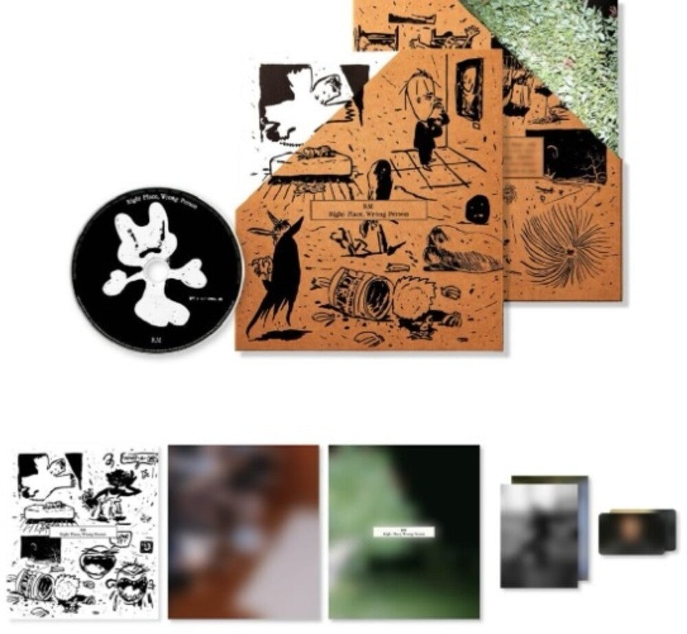 the album cover for RM (BTS) - Right Place, Wrong Person (Ver. C)