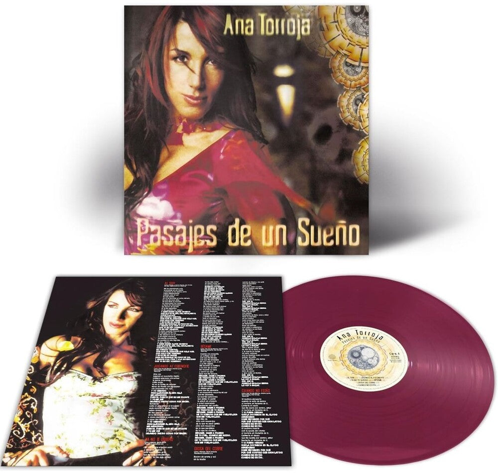 the album cover for Ana Torroja - Pasajes De Un Sueno [Colored Vinyl] (Red) (Spa)
