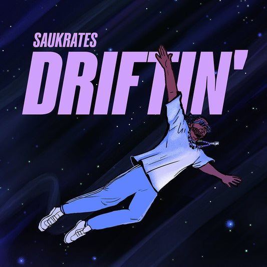 the album cover for Saukrates - Driftin' [Deluxe]