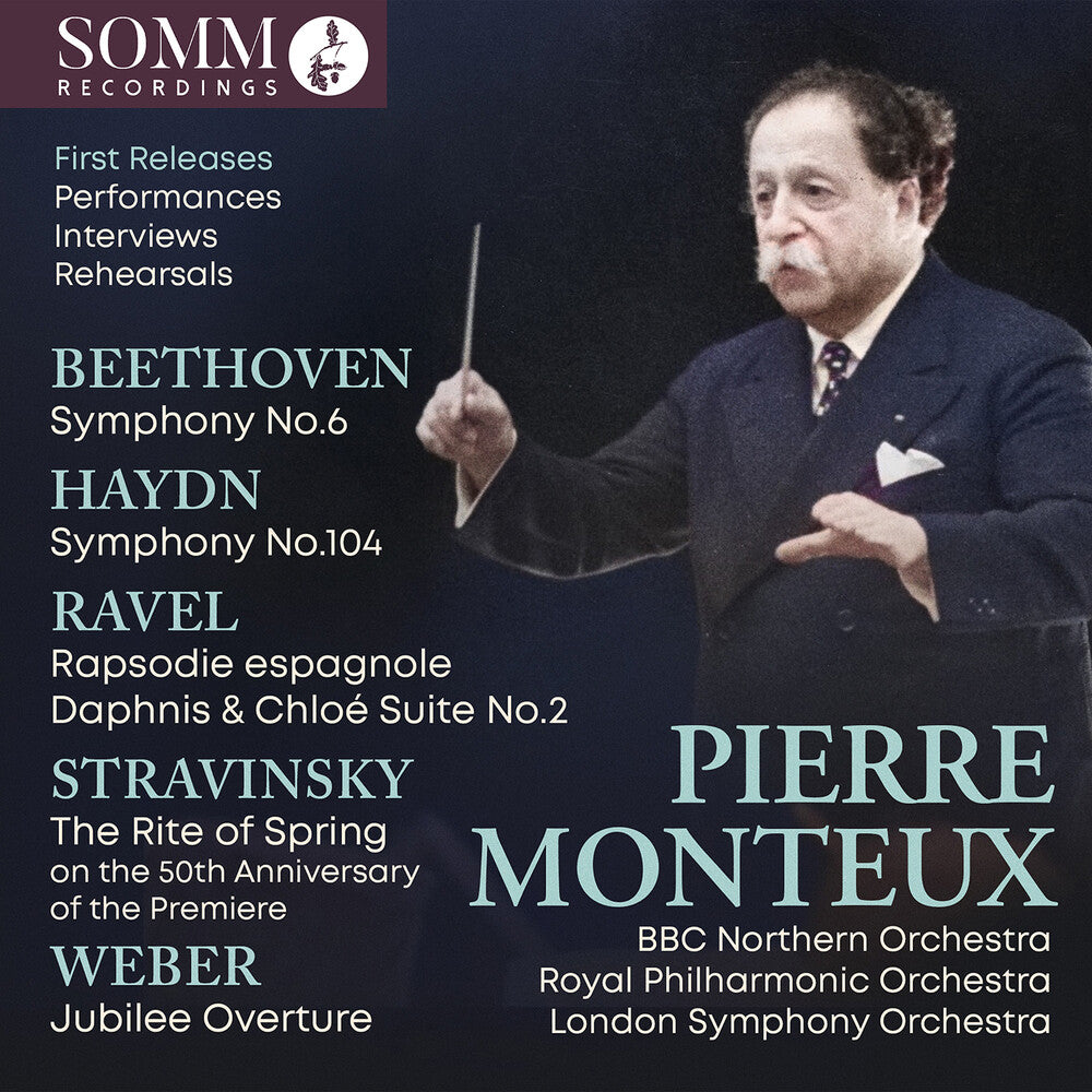 the album cover for Beethoven / Monteux - Pierre Monteux Live