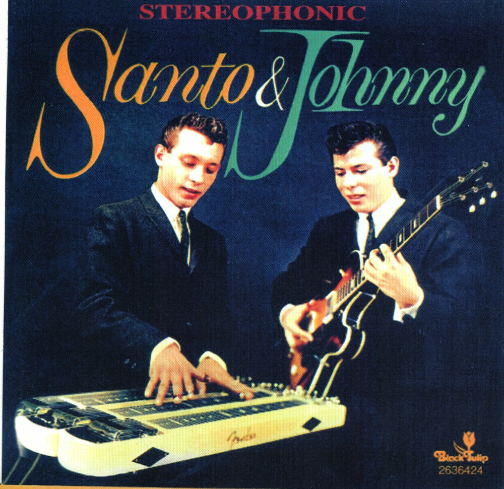 the album cover for Santo & Johnny - Stereophonic Santo & Johnny